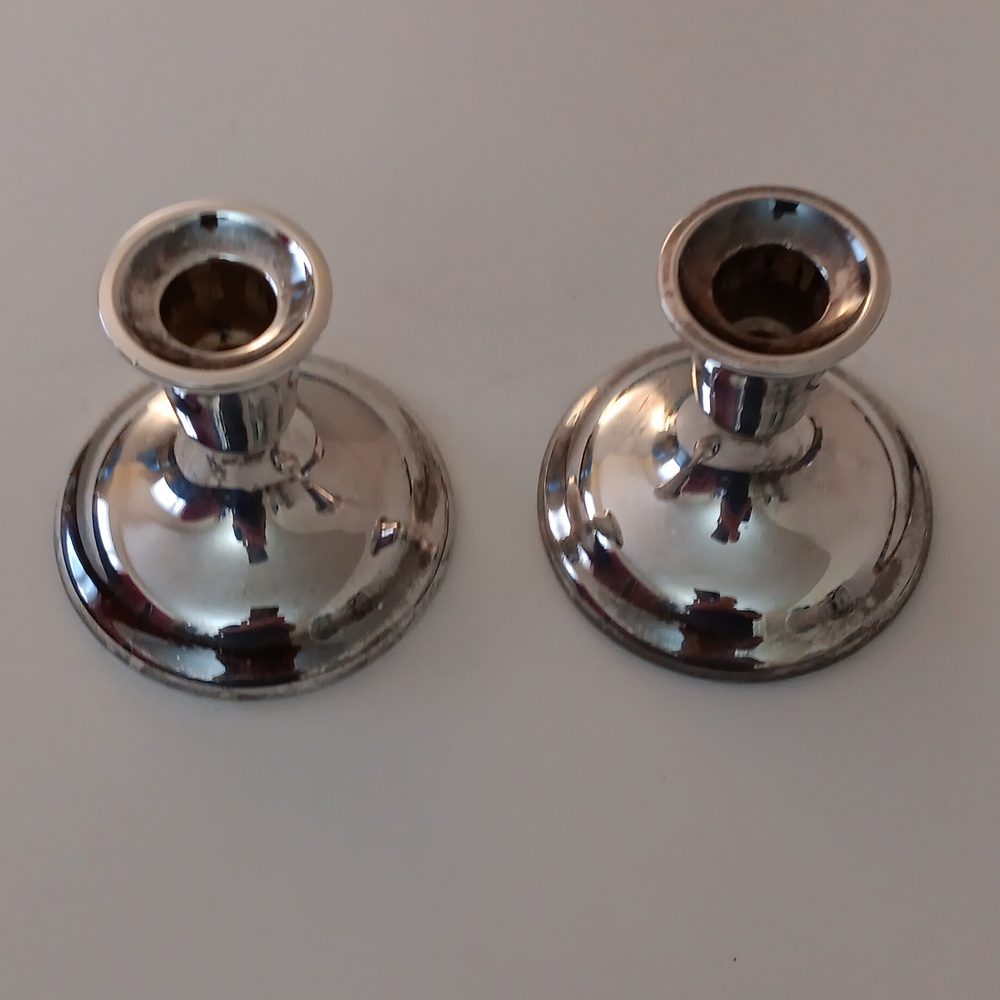 Silver 🕯 Candle Stick Holders